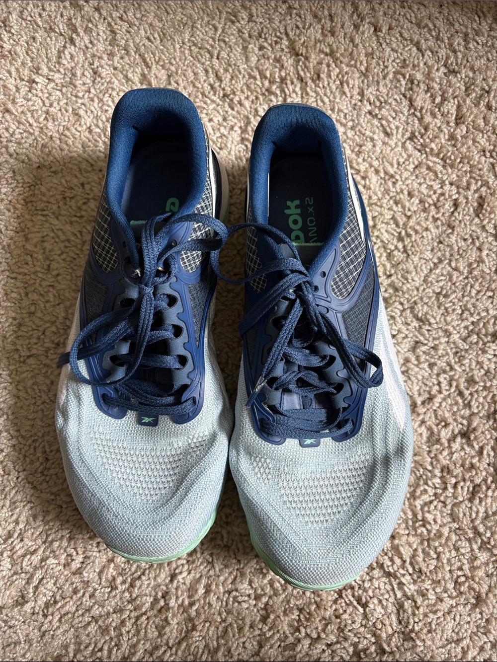 Reebok Shoes for lifting and cross fit - Navy & Light Blue